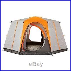 Coleman Octagon 98 Large 2 Room 8 Person Cabin Style Family Outdoor Camping Tent