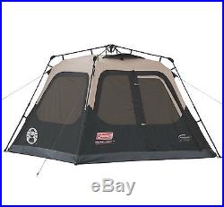 Coleman Outdoor Family Camping 4-Person Instant Tent 8 x 7 Feet with WeatherTec