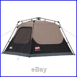 Coleman Outdoor Family Camping 4-Person Instant Tent 8 x 7 Feet with WeatherTec