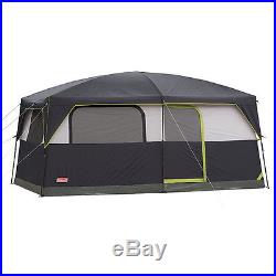 Coleman Prairie Breeze 14' x 10' 9 Person Camping Tent with Light + Fan 2000008055
