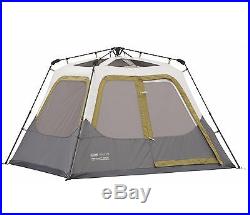 Coleman Signature 4 Person Family Camping Instant Cabin Tent with Rainfly 8 x 7