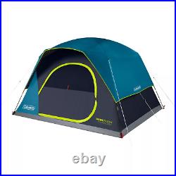 Coleman Skydome Camping Tent with Dark Room Technology 6-Person
