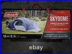 Coleman Skydome XL 12-Person Tent 20'x9'x7' 2000037528 Blue NIB