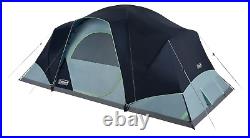 Coleman Skydome XL Family Camping Tent 10 Person Blue Nights