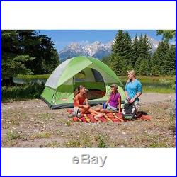 Coleman Sundome 6 Person Waterproof Family Camping Outdoor Dome Tent with Rainfly
