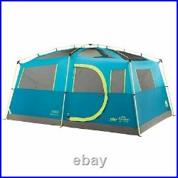 Coleman Tenaya Lake Fast Pitch 8 Person Cabin Tent with Closet Blue
