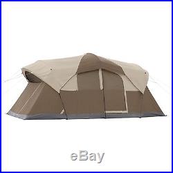 Coleman WeatherMaster 10 Person 2 Room Outdoor Family Camping Tent 17' x 9