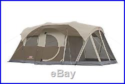 Coleman WeatherMaster CAMPING TENT Weather Resistant 6 Person Two Room 17x9 TENT