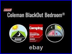 Coleman green octagon blackout 8 man glamping tent