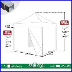 Commercial Ez Pop Up Canopy Tent 10x10 Easy Patio Gazebo+4 Side Walls+Carry Bag