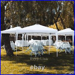 Dayplus 10'x10' White Pop Up Canopy Outdoor Folding Gazebo Vendor Party Tent