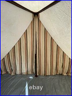 De Waard Albatros Dutch Canvas Pyramid Tent, Awning & 2 Side Wings