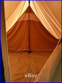 De Wit Dakota 4 A Spotless 4 Berth Dutch Canvas Pyramid Tent & Zip On Awning
