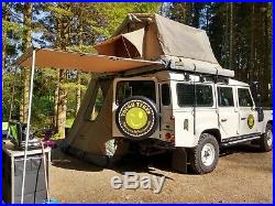 Deluxe 4 Man 1.8M 4X4 Roof Tent 3-4 Person + Annex + Ladder Overland Expedition