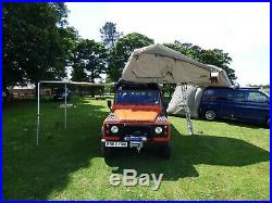 Deluxe 4 Man 1.8M 4X4 Roof Tent 3-4 Person + Annex + Ladder Overland Expedition
