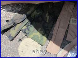 Diamond Brand Usmc Marine Corps Woodland 2 Man Combat Tent M81 Complete Set