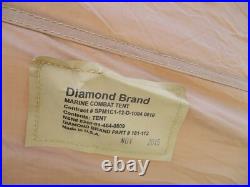 Diamond Brand Usmc Marine Corps Woodland 2 Man Combat Tent M81 Complete Set
