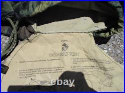 Diamond Brand Usmc Marine Corps Woodland 2 Man Combat Tent M81 Complete Set