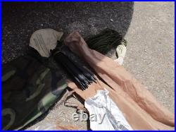Diamond Brand Usmc Marine Corps Woodland 2 Man Combat Tent M81 Complete Set