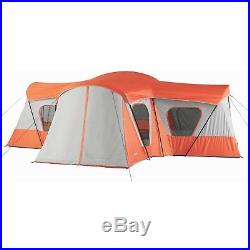 Easy Ozark Trail 14-Person 4-Room Big People Base Camp Tent Large Strong 20 ft