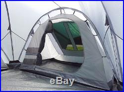 Eros 6 person 3 room HUGE family camping gray dome tent