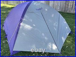 Eureka Mountain Pass XT Tent Purple/Grey Has 2 Extra Poles 7.6' x 5' x 3.6