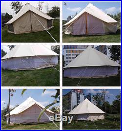 EverTech 3M Outdoor Luxury Canvas Camping Bell Tent Survival Hunting Glamping