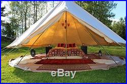 EverTech 4M Outdoor Luxury Canvas Camping Bell Tent Survival Hunting Glamping
