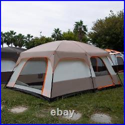 Extra Large Tent 12 Person Family Cabin Tents Waterproof 2 Rooms Picnic, Camping