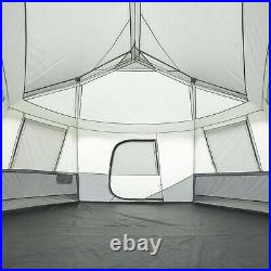 FREE SHIPPING Ozark Trail 17 x 15 11-Person Instant Hexagon Cabin Tent