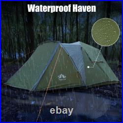 Family 3 Person Quick and Easy Setup Tent Rainproof Camping Hiking Equipment