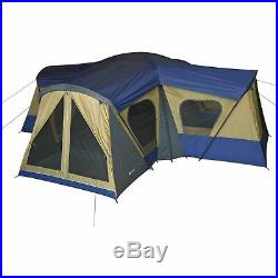 Family Camping Tent 14 Person 4 Room Outdoor Family Shelter Water/Mosquito Proof