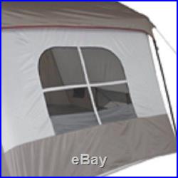 Family Large 8 Person Dome Tent Large Camping Hiking Hunting Grey Taupe