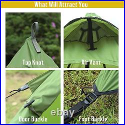 FireHiking Ultralight Hot Tent with Stove Jack Teepee Tent for 1 Person