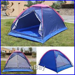 Foldable Couple Double 2 Person Tent Single-layer Camping Outdoor Waterproof
