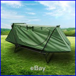 Folding Camping Tent Waterproof Multipurpose Cot Outdoor Sleeping Bed 1 Person
