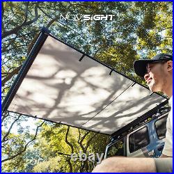 For Camping Car Side Awning Rooftop Tent 6.6'x9.8' Waterproof Pull-Out Sunshade