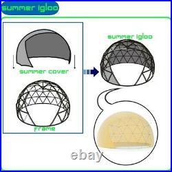 Four season social distancing small igloo camping tent for restaurtant, hotel
