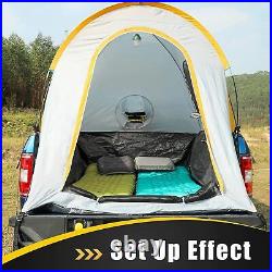 Full Size 5.5'- 5.8' Pickup Truck Bed Tent Short Bed Box Compact Outdoor Camping