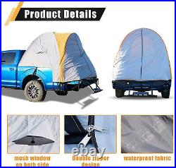 Full Size 5.5'- 5.8' Pickup Truck Bed Tent Short Bed Box Compact Outdoor Camping