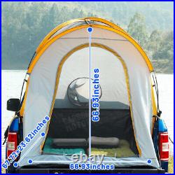 Full size for 5.5-5.8' Pickup Truck Bed Tent 2 Person Camping PU+Oxford Cloth