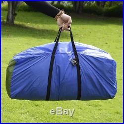 GOPLUS Large 6-8 Person Waterproof 2+1 Room Hiking Camping Tunnel Family Tent