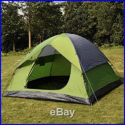 GOPLUS Waterproof Camp Quick Tent 2-3 Person/Man 1 Room Outdoor Camping Hiking
