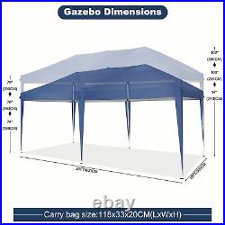 Gazebo 10x20 Canopy Party Tent Outdoor Heavy Duty Portable Waterproof Shelter US