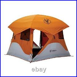 Gazelle 94 x 94 4-Person Pop Up Camping Hub Tent with Removable Floor (Used)