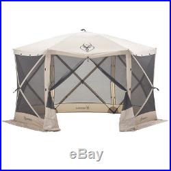 Gazelle G6 8 Person 6 Sided 124 x 124 Portable Canopy Gazebo Screen Tent