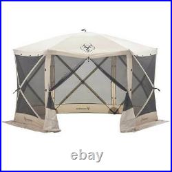 Gazelle G6 8 Person 6 Sided 124 x 124 Portable Gazebo Screen Tent (Open Box)