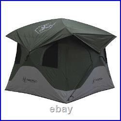 Gazelle T3X GT301GR 3 Person Pop Up Portable Camping Hub Tent, Alpine Green