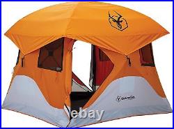 Gazelle T4 94 4-Person Pop Up Camping Hub Tent with Removable Floor & Rain Fly