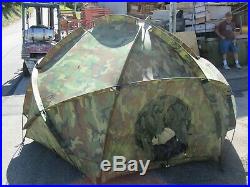 Gi Issue North Face Ecwt Tent Plus Poles Free Standing Shelter 4 Man Light Wgt